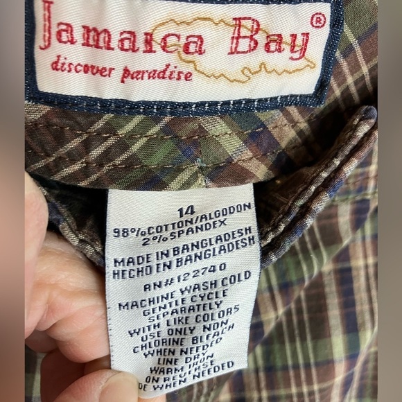 Shorts Woman’s 14 Brown Bermuda Lots Of Pockets Preowned Gently - Picture 7 of 12